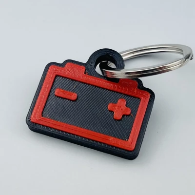 Móc Khóa Đèn Báo Pin