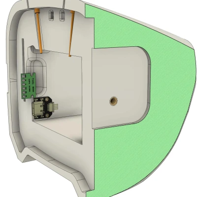 Mũi thay thế Heewing T2 Cruza cho Walksnail VTX