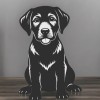 Trang trí tường 2D hình chó độc đáo - Thumbnail 3