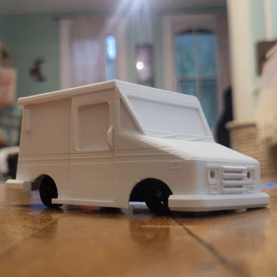 Thân xe USPS Mail Truck Tỉ lệ 1:43 cho Jiabaile