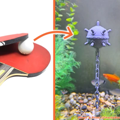 Mìn Thả Trôi Thủy Sinh - Không Hỗ Trợ, Không Keo, Không Dây Buộc