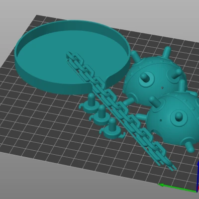 Mìn Thả Trôi Thủy Sinh - Không Hỗ Trợ, Không Keo, Không Dây Buộc