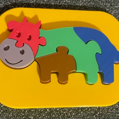 Bò - Xếp Hình Cho Bé