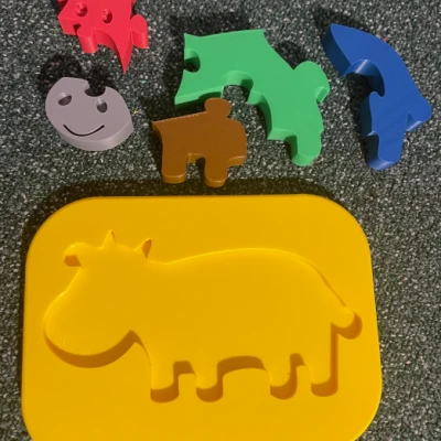 Bò - Xếp Hình Cho Bé