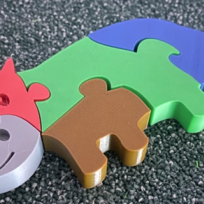 Bò - Xếp Hình Cho Bé