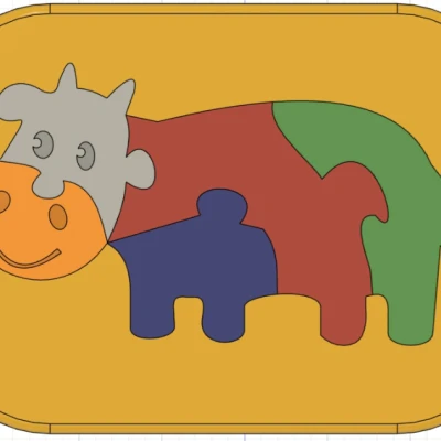 Bò - Xếp Hình Cho Bé