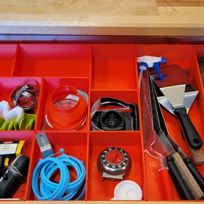 Hộp chia lớn và hộp cao Gridfinity