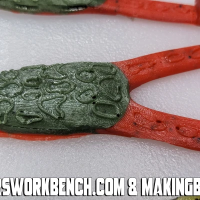 Khuôn Mồi Ếch Bơi "Open Pour" 3.5 inch