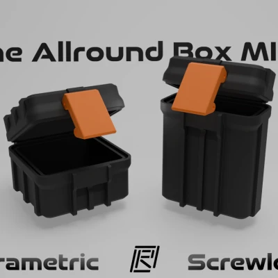 Hộp Đựng Mini Cứng Cáp (Parametric, Không Cần Ốc Vít)