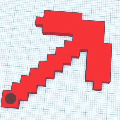 Móc khóa Minecraft 5x5cm