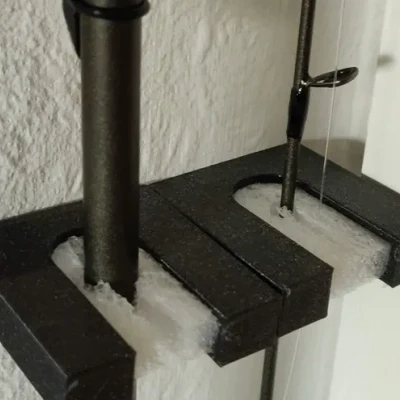 Giá Đỡ Cần Câu Cá Treo Tường Dọc