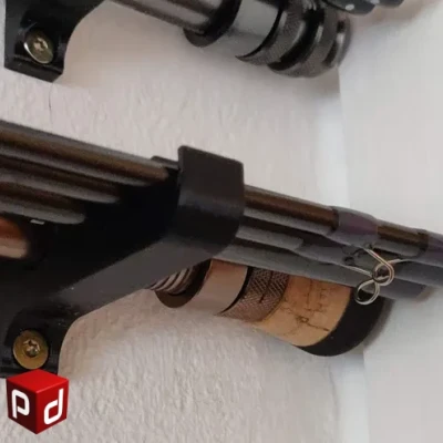 Giá treo tường 3 khúc cho cần câu cá