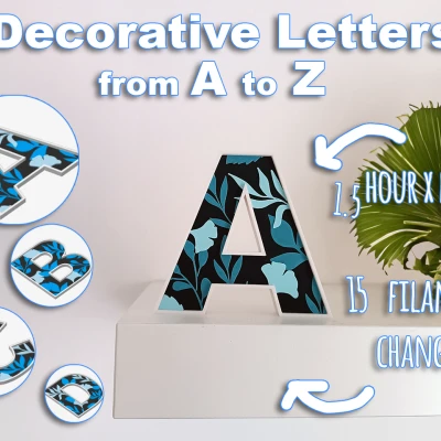 Chữ Cái Trang Trí (A-Z)