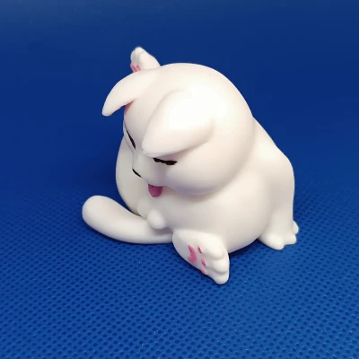 Mèo Liếm Banh - Tượng 3D Độc Đáo