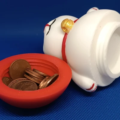 Mèo May Mắn phiên bản "Lắc lư không đổ"