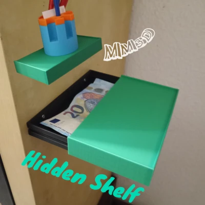 Kệ Gắn Tường Có Ngăn Bí Mật