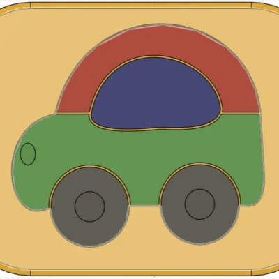 Xe Ô Tô Xếp Hình Cho Bé