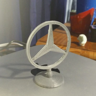 Logo Mercedes-Benz - Nẹp Capo Xe (2 Mảnh)