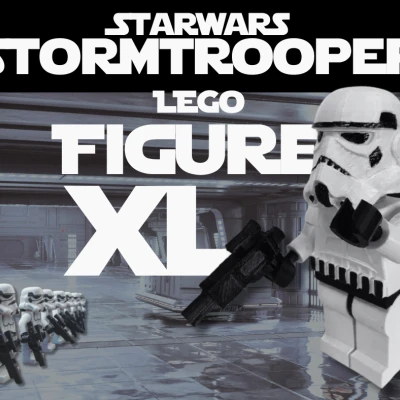 Mô Hình Lego Stormtrooper Star Wars Khổng Lồ