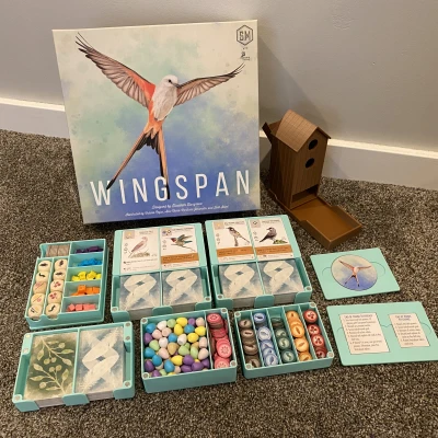 Hộp Đựng Wingspan + Châu Âu + Châu Đại Dương Gộp Chung