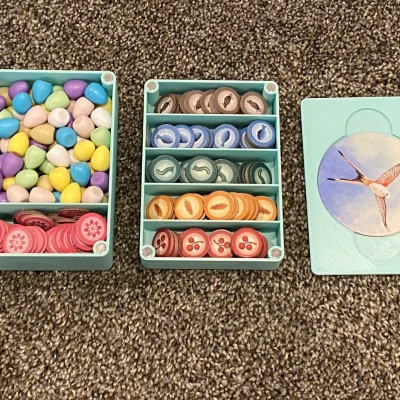 Hộp Đựng Wingspan + Châu Âu + Châu Đại Dương Gộp Chung