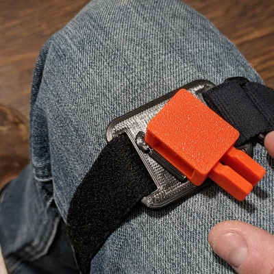 Tấm Đế Dây Đai Chân Cho Mỏ Phím Điện Báo Morse / CW Của K6ARK