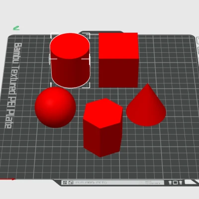 Hình học - Quả bóng, khối lập phương, hình trụ, nón và lăng trụ lục giác