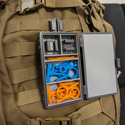 QUICK-CLIP : Hộp Tổ chức / Chứa Đồ Cứng Cáp