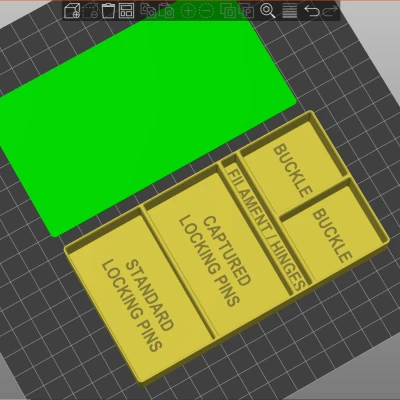 QUICK-CLIP : Hộp Tổ chức / Chứa Đồ Cứng Cáp