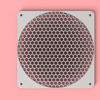 "Hexy" - Lưới Bảo Vệ Quạt Cong 140mm