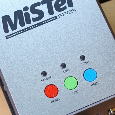 Nút Bấm Vỏ Nhôm MiSTer Addons