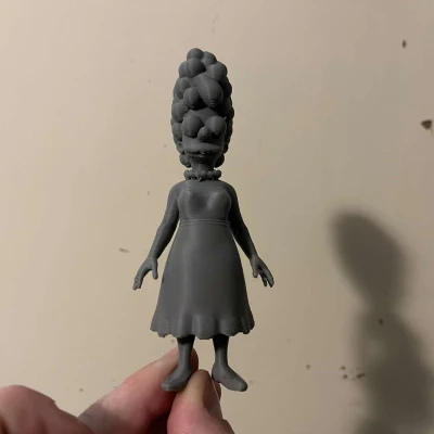 Mô Hình Marge Simpson 3D