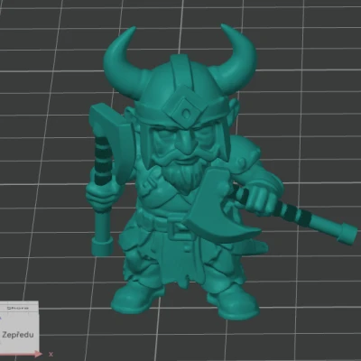 Mô Hình Viking Axeman MINIS