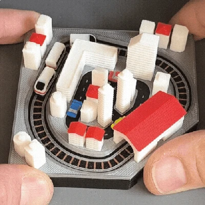 Tàu Mini - Mô Hình Thành Phố Hoạt Động