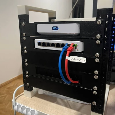 Giá đỡ rack 10 inch cho Ubiquiti Unifi USW-Lite-8 PoE