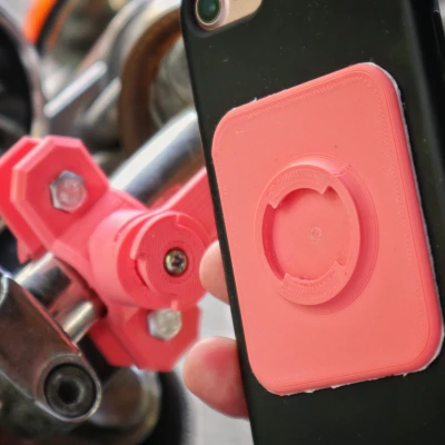 Kẹp Điện Thoại Xe Máy 22mm & 25mm - Có Cơ Chế Khóa