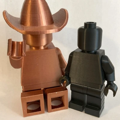 Lego Minifigures: Tỉ lệ 3x - 10x
