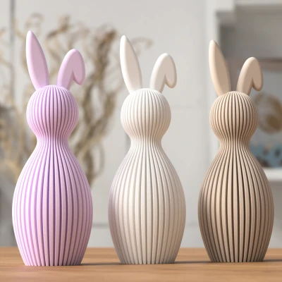 Thỏ Phục Sinh Tai Cụp Phong Cách Hiện Đại