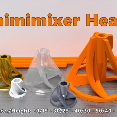 mimimixer - Bộ Phụ Kiện Trộn Sơn, Nhựa Resin