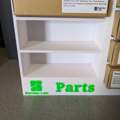 Giá Treo Tường/Kệ Chứa Phụ Kiện Nhỏ/Vừa Cho Bambu Lab P1P / X1C Carbon