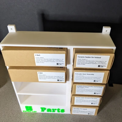 Giá Treo Tường/Kệ Chứa Phụ Kiện Nhỏ/Vừa Cho Bambu Lab P1P / X1C Carbon