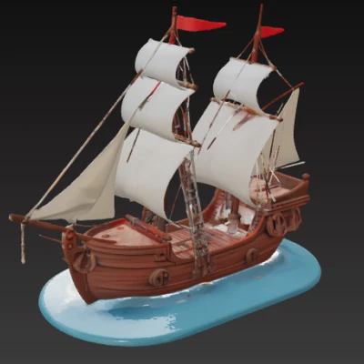 Mô hình Thuyền Buồm (Sailboat, Barco, Bote)