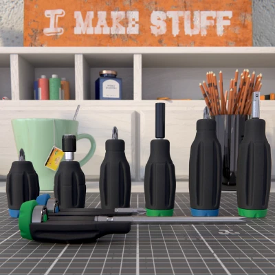 Bộ Tua Vít Lục Giác (S, M, L) + (12mm, 24mm)