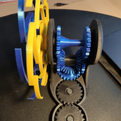 Tượng động học: Đĩa quay ngược chiều