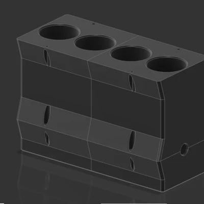 Mô Hình Động Cơ 4 Xi-lanh Thẳng Hàng