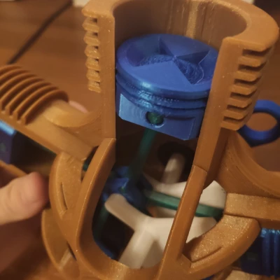 Mô hình động cơ dạng tỏa (Radial Engine Model)