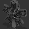 Mô hình động cơ dạng tỏa (Radial Engine Model) - Thumbnail 5