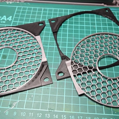 FanSwap, lưới/bọc quạt module cho quạt 120mm -- CẬP NHẬT REMIX
