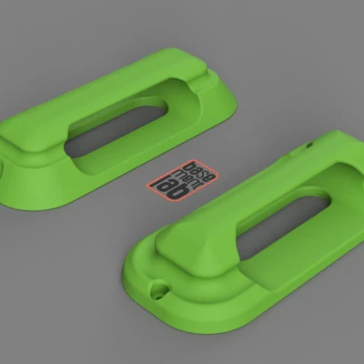 Tay Nắm Cửa Thiết Kế Tương Lai - Maniglie Design Futuristico 105x240x45mm