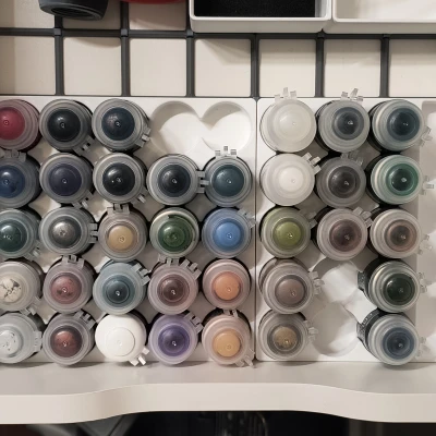 Khay Đựng Sơn Citadel và Proacryl Cho Gridfinity